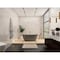 Castello Usa Manhattan 59" Solid Surface Freestanding Bathtub in Gray CB-GM-8016s-G - alternate 5